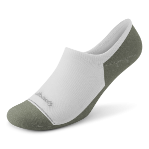 Anytime No Show Sock - Blizzard/Thunder Green